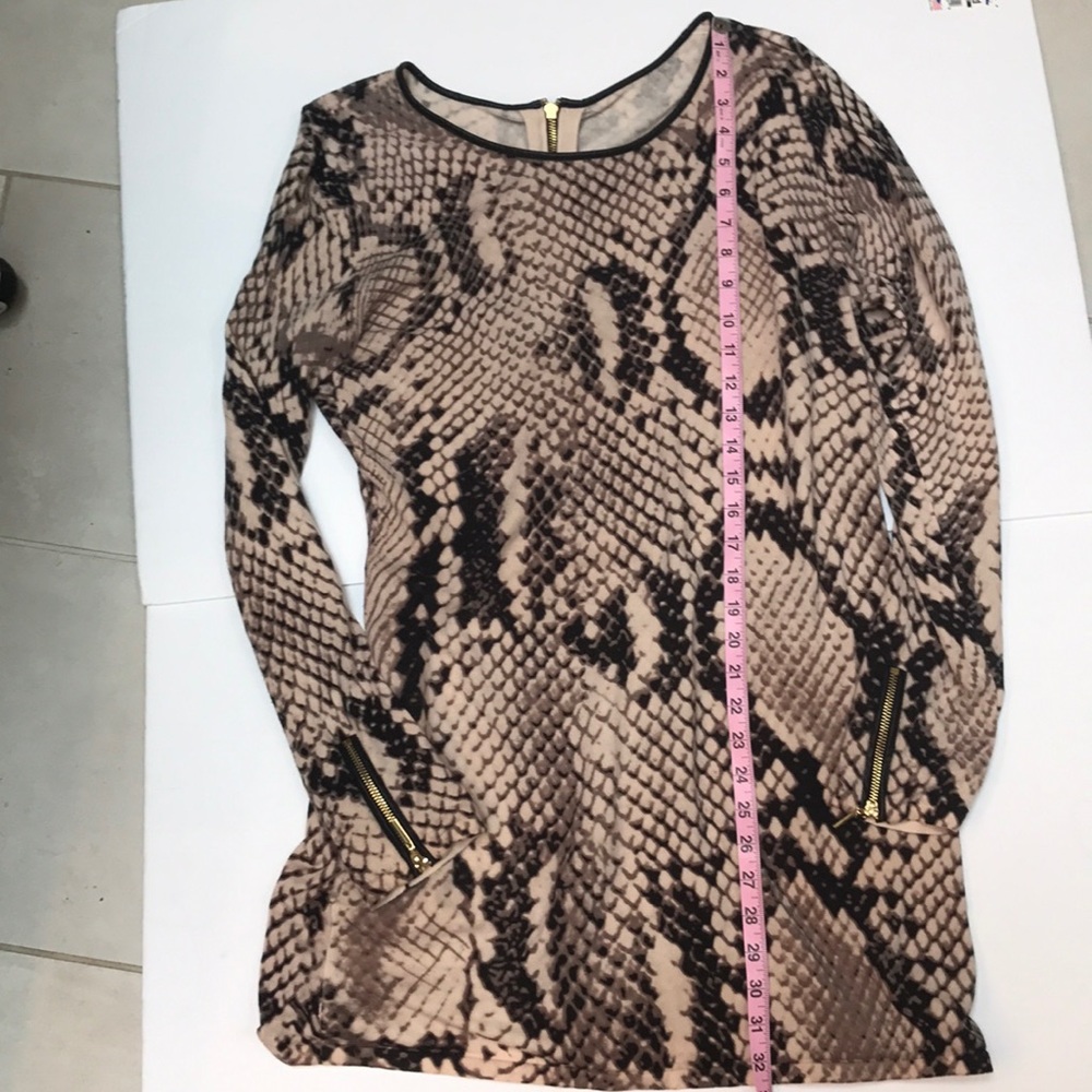 Michael Kors Python Tunic Sweater Size Large - image 4